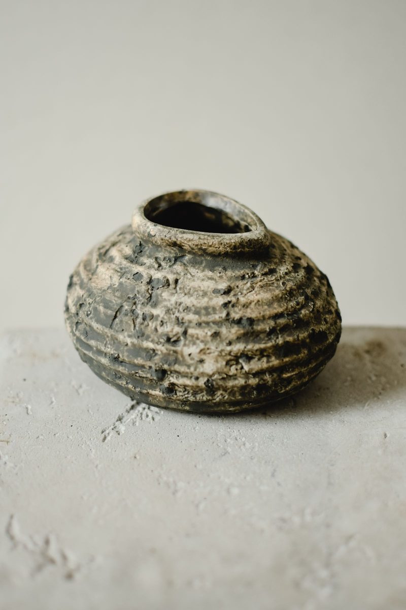 Coiled Jar, Ash Glaze