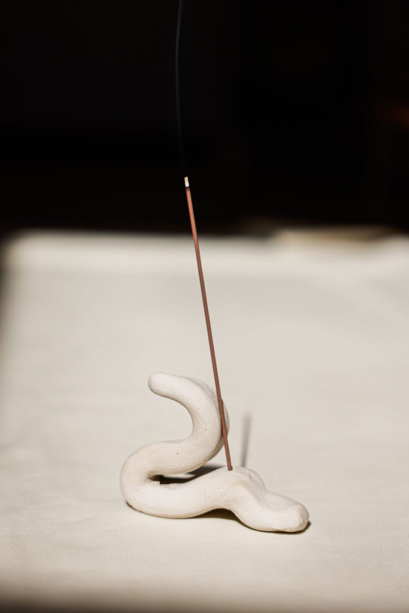Stoneware Incense Holder