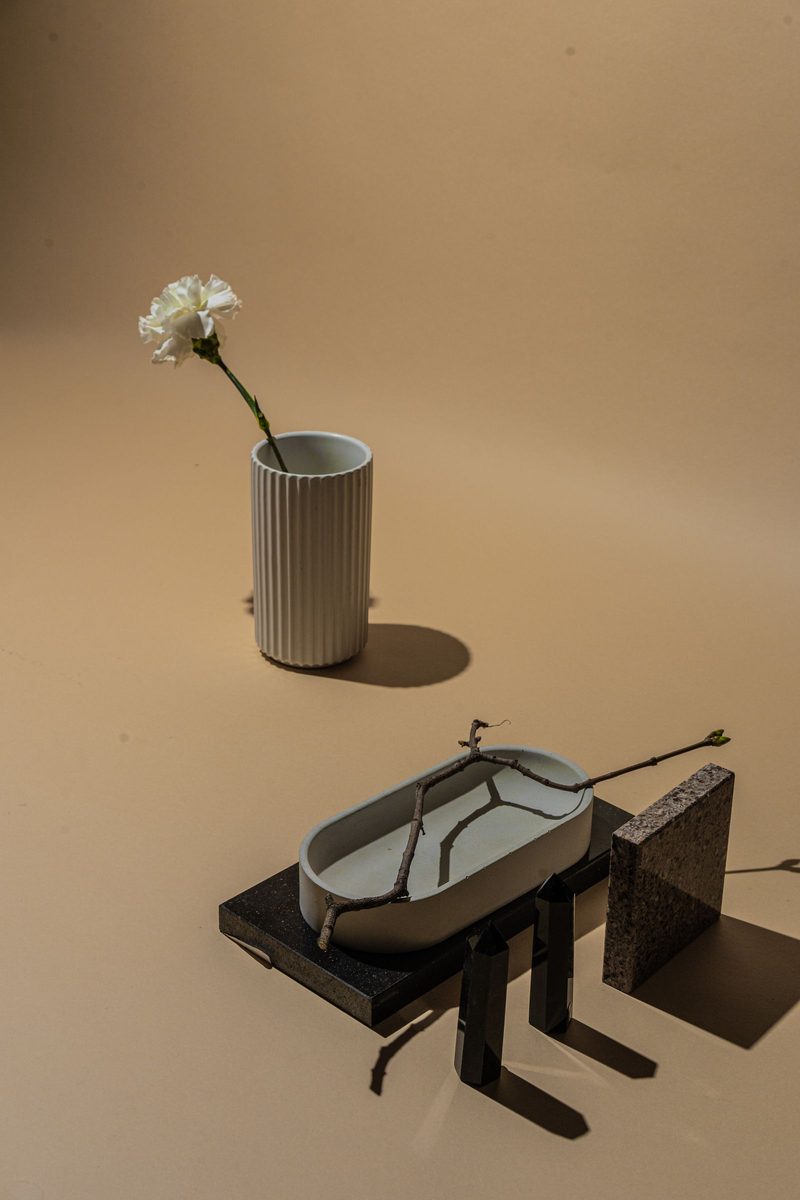 Ribbed Bud Vase