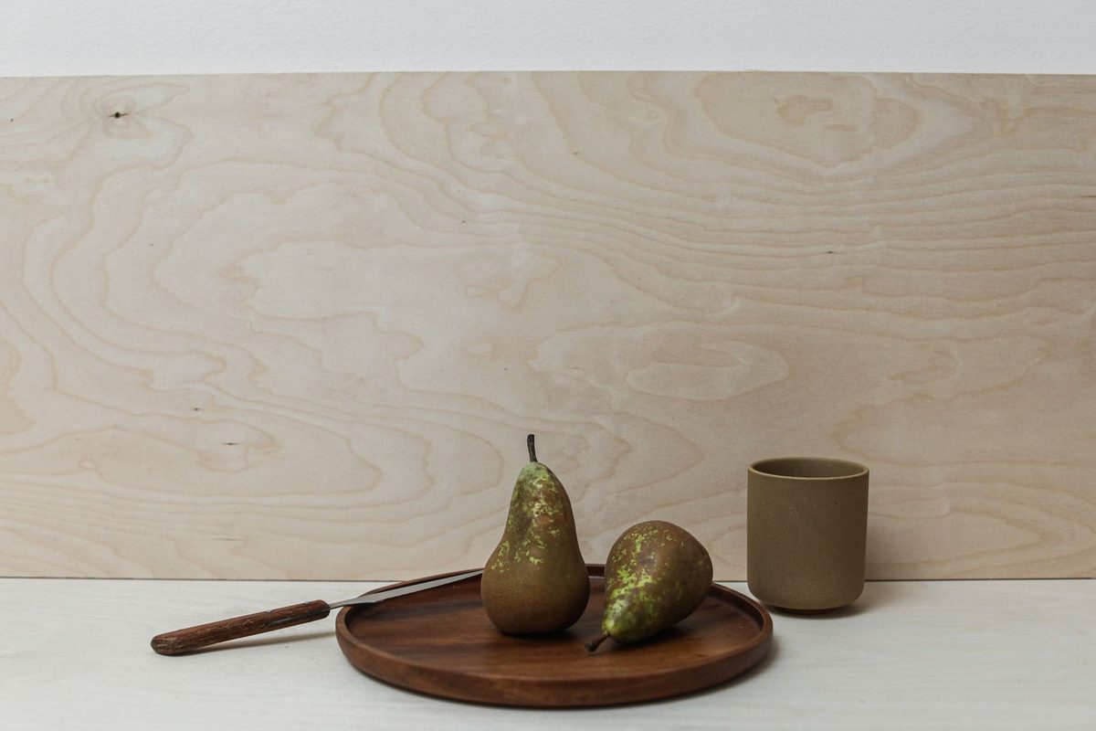Walnut Round Tray
